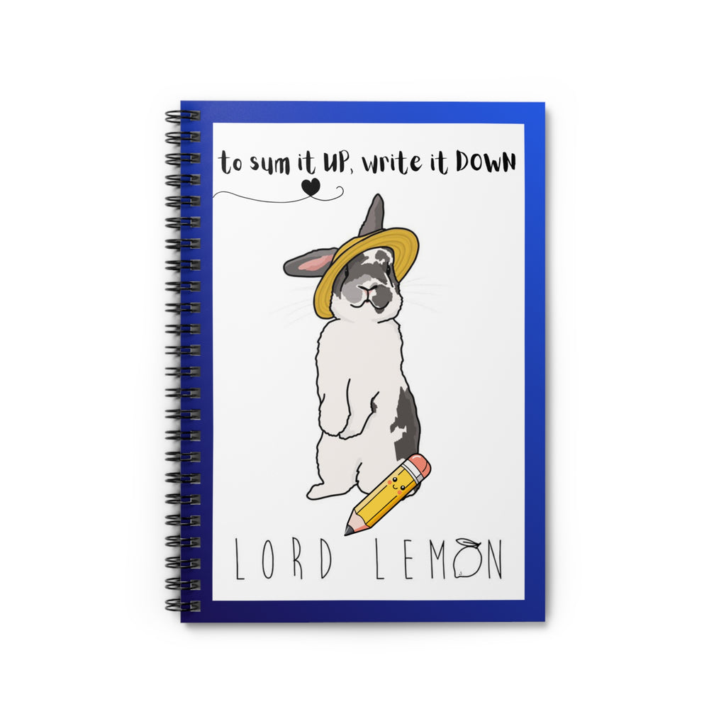 Lord Lemon Notebook — Cute Writing Journal