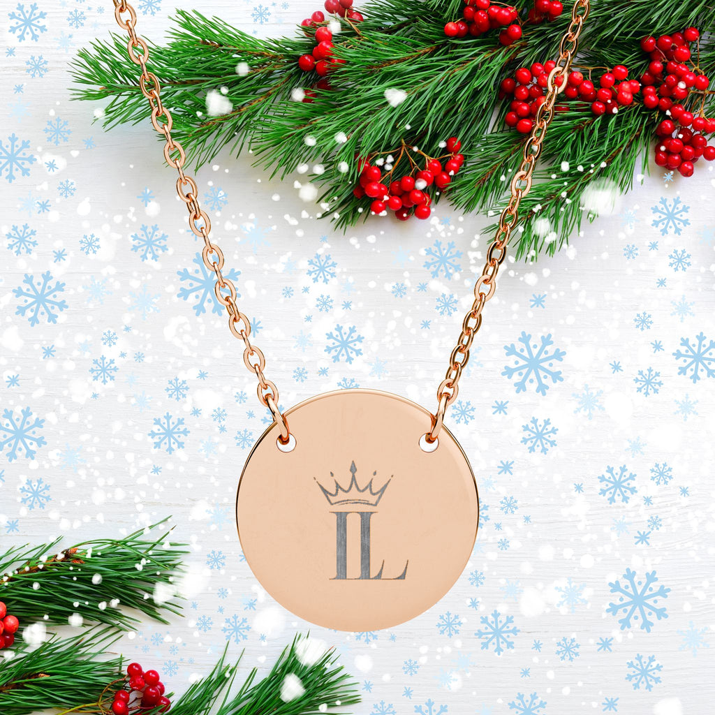 Circle Necklace (Engraved)